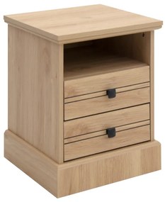 Κομοδίνο Brady Megapap σε χρώμα sonoma 40x40x50,5εκ. GP006-0039