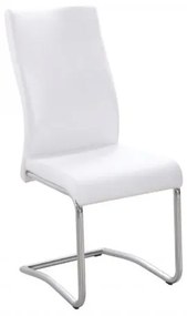 BENSON καρέκλα Χρώμιο/PVC Cream 46x52x97 cm ΕΜ931,1