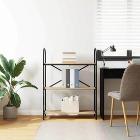 vidaXL Ράφι Βιβλίων Δρύς Sonoma 80 x 30 x 109 εκ Επεξεργασμένο ξύλο
