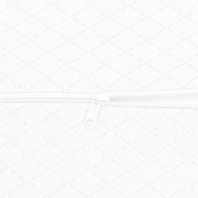 vidaXL Μαξιλάρι Ποδιού Μονόχρωμο Λευκό 52 x 20 x 12 εκ