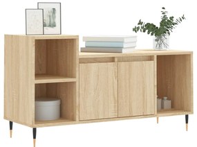 vidaXL Έπιπλο Τηλεόρασης Sonoma Δρυς 100x35x55 εκ. Επεξ. Ξύλο