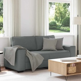 vidaXL Διθέσιος Καναπές Σκούρο Γκρι 180x77x82 εκ. Ύφασμα