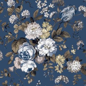 Ταπετσαρία Τοίχου Floral Μπλε 84023 0.53cm x 10.05m