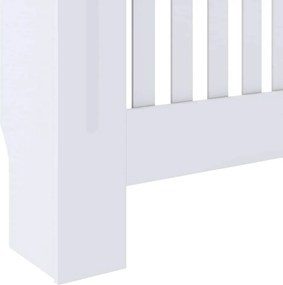 vidaXL Καπάκι Καλοριφέρ 2 pcs Λευκό 78 x 19 x 81,5 εκ.