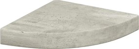 vidaXL Ράφια Τοίχου Γωνιακά 4 τεμ. Δρυς/Λευκό 25 x 25 x 3,8 εκ από MDF