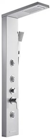 VEVOR Shower Panel Tower System Stainless Steel Column Rainfall Head Massage Jet