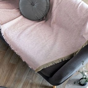 Ριχτάρι Agnes Pink Palamaiki Διθέσιο 180x250cm Chenille-Πολυέστερ