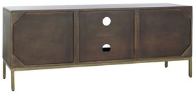 Τηλεόραση DKD Home Decor 140 x 40 x 55 cm Μαύρο Μέταλλο ξύλο ακακίας