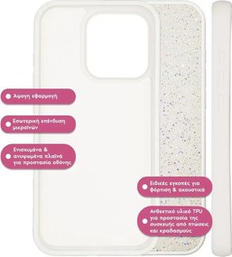Θήκη Lux Diamond Sonique Apple iPhone 17 Air Λευκό
