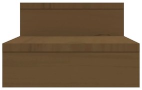 Βάση Οθόνης Καφέ Μελί (52-101)x22x14 εκ. από Μασίφ Ξύλο Πεύκου - Καφέ
