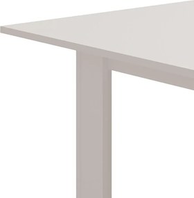 Τραπέζι Τραπεζαρίας Επεκτεινόμενο Hamar Λευκό 120(160)x80x77 εκ.