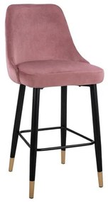 Σκαμπό Bar Paige HM8519.02 Apple 51Χ57Χ110Υ εκ. Σετ 2τμχ Velvet, Metal