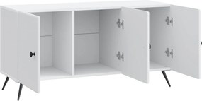 vidaXL Ντουλάπι TV Λευκό 99 x 34,5 x 50 εκ. Επεξεργασμένο Ξύλο