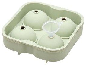 Παγοθήκη Σιλικόνης 4 Θέσεων Estia Σφαιρικό Mint Green 01-15022
