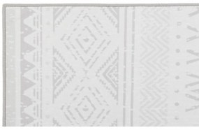 Χαλί DKD Home Decor Γκρι Λευκό Ikat (120 x 180 x 0,4 cm)