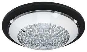 Φωτιστικό Οροφής-Πλαφονιέρα Led Acolla 1 99356 Ø290 3000K Black-White Eglo Crystal, Metal