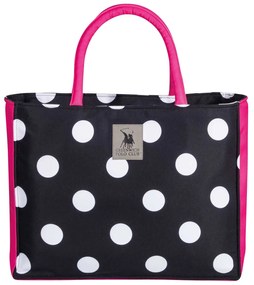 Τσάντα Θαλάσσης Polyester 46x36εκ. Essential 4068 Μαύρη-Φούξια Greenwich Polo Club