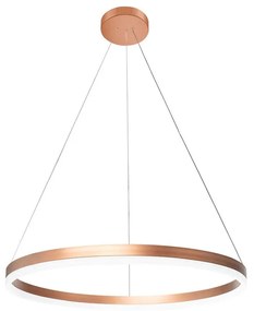 Φωτιστικό Οροφής Κρεμαστό 01400-04 20W LED 3000K 1600Lm D60cm Copper Luma