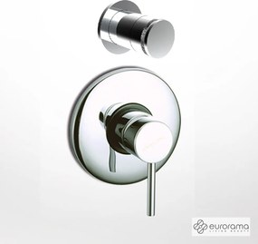 Eurorama Tonda 34376 Chrome - Μικτης εντοιχισμου 3 εξοδων