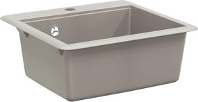 vidaXL Σιντρινο Γκρι 470 x 440 mm Γρανίτης