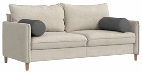 vidaXL Μαξιλάρια Στήριγμα 2 pcs Σκούρο Γκρι Ø 25 x 70 cm ύφασμα