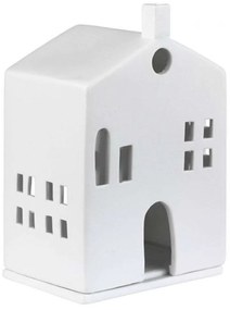 Κηροπήγιο Για Ρεσώ Round Door RD0010844 10x7,5x15cm White Raeder Porcelain