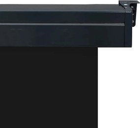 vidaXL Σκίαστρο Βεράντας Πλαϊνό Μαύρο 165 x 250 εκ.