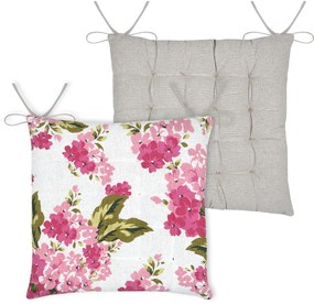 Μαξιλάρι Καρέκλας 2 Όψεων (38x38+4) S-F Printemps Rose CUD770001GAL