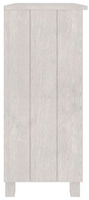 vidaXL Ντουλάπι HAMAR Λευκό 85 x 35 x 80 εκ. από Μασίφ Ξύλο Πεύκου
