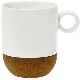 Κούπα 2013 10.013.25 280ml White-Natural Cryspo Trio Porcelain,Cork