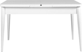 Extendable Dining Table Vina - White White