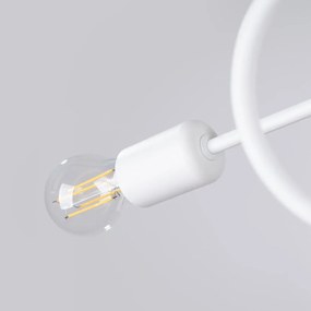 Φωτιστικό οροφής LOOP 2 λευκό ατσάλι/2xmax 15W LED