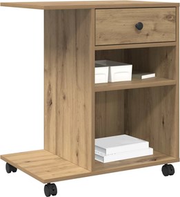 vidaXL Σταντ Εκτυπωτή Artisian Δρυς 60 x 40 x 68,5 εκ.