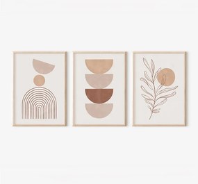 Πίνακας Teronja pakoworld τρίπτυχος με ψηφιακή εκτύπωση και πλαίσιο 33x1.5x48εκ