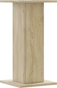 vidaXL Βάσεις Φυτών 2 Τεμ. Sonoma Δρυς 30x30x60 εκ. Επεξεργασμένο Ξύλο