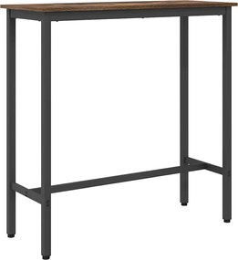 vidaXL τραπέζι Καπνιστό Δρύς 100 x 40 x 100,5 εκ