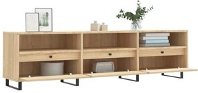 vidaXL Έπιπλο Τηλεόρασης Sonoma Δρυς 150x30x44,5 εκ. Επεξ. Ξύλο