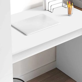 vidaXL Γραφείο Λευκό Επεξεργασμένο Ξύλο 113 x 54 x 120 εκ.