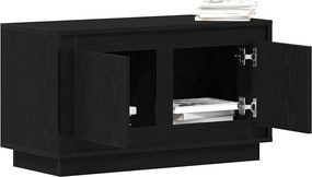 vidaXL Ντουλάπι TV 80 x 35 x 45 cm Μαύρη δρυς Επεξεργασμένο ξύλο