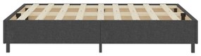 Πλαίσιο Κρεβατιού Boxspring Γκρι 160 x 200 εκ. Υφασμάτινο - Γκρι