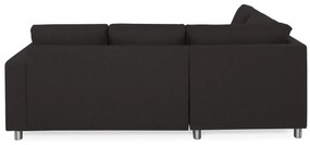 Γωνιακός Καναπές Scandinavian Choice C146, Ανθρακί, Ασημί, 227x199x86cm, Πόδια: Μέταλλο | Epipla1.gr