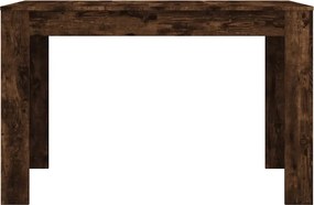 vidaXL Τραπέζι Τραπεζαρίας Καπνιστή Δρυς 120x60x76 εκ. Επεξ. Ξύλο