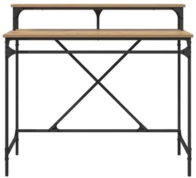 vidaXL Γραφείο Artisan Oak 100 x 50 x 90 cm Επεξεργασμένο ξύλο