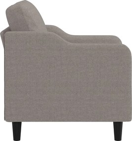 vidaXL Πολυθρόνα Taupe 60 εκ. Υφασμάτινη