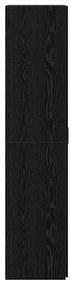 vidaXL Highboard Μαύρη δρυς 70 x 42.5 x 185 εκ Επεξεργασμένο ξύλο