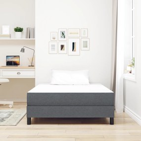 vidaXL Στρώμα με Ελατήρια Pocket Σκούρο Γκρι Μεσαίο 120x200x20 εκ Υφασμά