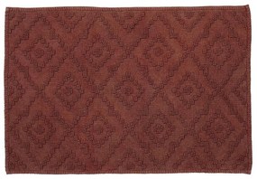 Πατάκι Μπάνιου Aztec Dark Pink Sealskin 60X90 100% Βαμβάκι