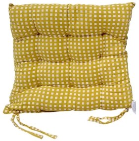 Μαξιλάρι καρέκλας 40x40cm  Κίτρινο