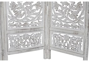 Παραβάν DKD Home Decor Λευκό Ξύλο από Μάνγκο Ξύλο MDF 150 x 2 x 180 cm