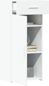 vidaXL Συρταριέρα Λευκή 40x42,5x93 εκ. από Επεξεργασμένο Ξύλο